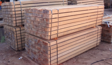 All-natural hardwood cross arms.